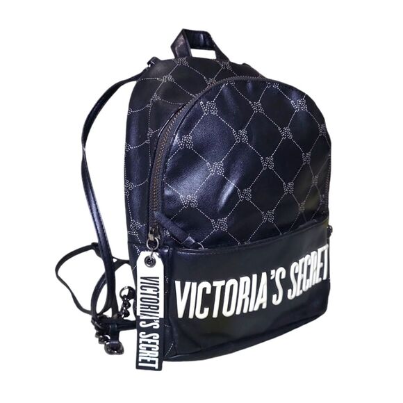 EUC Victoria\'s Secret women\'s small faux leather backpack \